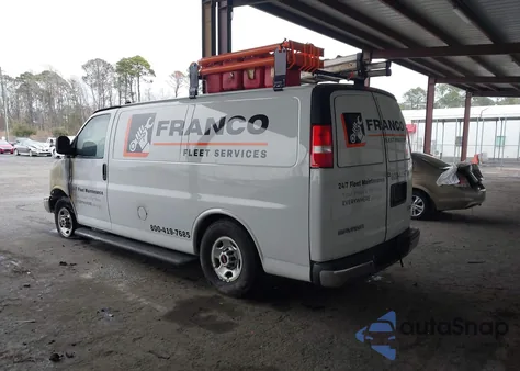 2022 GMC Savana 2500 Work Van z USA, uszkodzony, nr VIN 1GTW7AF70N1174961